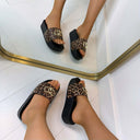 LIU JO MYKONOS 01 SLIPPER BA6077 EX022 - LEOPARD