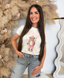 GUESS FABRIZIA SKIING BEAR TEE V6BI19K6749 - G012 OFF WHITE