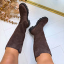 GUESS LOGO LAARS FLFL2YSUE11 - BROWN