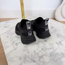 STEVE MADDEN MATCH-E SNEAKER 4643 - BLACK/BLACK**