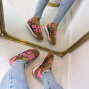 LEOPARD SNEAKER 8-515 - PINK