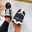 STEVE MADDEN SNEAKER SEDGWICK 5441 - BLACK/SILVER