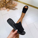 *SALE* SANDY SLIPPER FZ66101 - BLACK