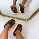 CHARM PANTOFFEL 9271 - MARRON