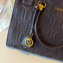 LIU JO MANH SHOPPING BAG AF6086/E1139 - DEEP BROWN