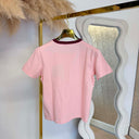 GUESS TENNIS LADY BEAR SS T-SHIRT V6BI14K6742 - G6R4 PINK