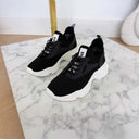 STEVE MADDEN MATCH-E SNEAKER 4643 - **BLACK**