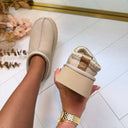 REAL LEATHER PANTOFFEL 2522 - BEIGE