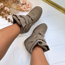 LOLA WEDGE BOOT 8-529 - KHAKI