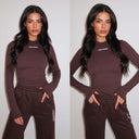 UNIQUE THE LABEL ROBYN LONGSLEEVE CACAO