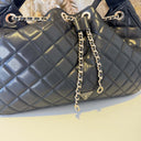 GUESS JULIET HOBO BAG QG245601 - BLACK