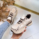 NEW SNEAKER C3965 - BEIGE