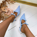 *SALE* BOW HEEL SQC-260 - BLUE