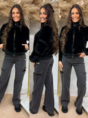 GUESS FAKE FUR JACKET W6RL64WL790