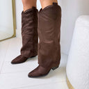 SCHAFT COWBOY STIEFEL T-317 - BROWN