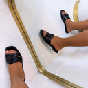 HENNA SLIPPER CD377 - BLACK
