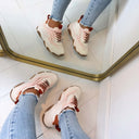 STEVE MADDEN POSSESSION-E SNEAKER 4652 - TAUPE/GRAUES WILDLEDER