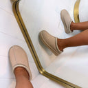 REAL LEATHER PANTOFFEL 2521 - BEIGE