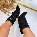 BETTY SLEEVE LAARS *DES8596* - BLACK/SUE