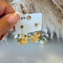 FLOWER EARRING QY0009 - GOLD