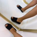 *SALE* SANDY SLIPPER FZ66101 - BLACK