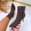 CLASSIC HEEL DES610 - MARRON/DAIM