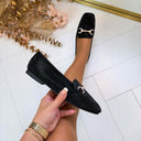 ANNE FRINGE MOCASSIN AQ212 - MARRON