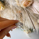 HEART SWIRL RING SILVER