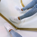 PLATEAU LACE SNEAKER PC308 - WHITE