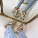 DEMI SNEAKER 8-521 - GOLD