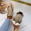 *SALE* STEVE MADDEN SETBACK-R SNEAKER 6045 - GOLD