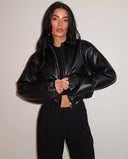 UNIQUE THE LABEL SEMMI BOMBER BLACK