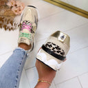 *SALE* STEVE MADDEN SNEAKER SPEEDER 2447 - SAND MULTI
