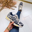 SPORTY SNEAKER 8-533 BLUE*