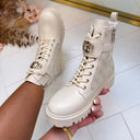 GUESS 4G LOGO BOOT FLTO2LFAL10 - BEIGE