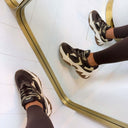 STEVE MADDEN AMPLE SNEAKER 9804 - CHO BRN SD