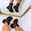 GLAM BOOT 8-511 - LEOPARD/BLACK