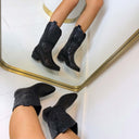 DIANA COWBOY STIEFEL CC2332 - BEIGE