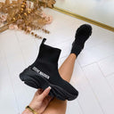 STEVE MADDEN PRODIGY SNEAKER 2214 - BLACK/BLACK