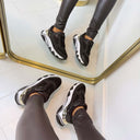 GUESS LOGO SNEAKER FLTMZZELE12 - COFFE