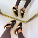 GUESS VELVET SNEAKER FLFN2AFAB12 - BROWN
