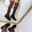 HIGH SOCK LAARS D86 BROWN