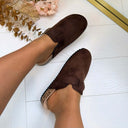 LAYLA SUEDINE INSTAPPER L-51 - BROWN