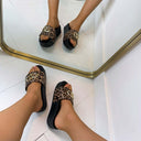 LIU JO MYKONOS 01 SLIPPER BA6077 EX022 - LEOPARD