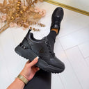GUESS HELADA SNEAKER FLFHELE12 - BLKBL