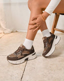 DETAIL SNEAKER 9262 - MARRON
