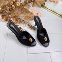*LAATSTE MAAT 37* DIAMOND HEEL G-30 - BLACK