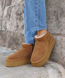 LEATHER UGIE BOOT 6391 - CAMEL