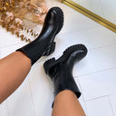 *ACTIE* MUSTHAVE BOOT DE1050 - BLACK/PU