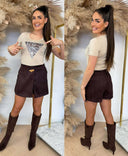 *SALE* GUESS SS ZEBRA TRIANGLE TEE W6GI19K3042 G1M5 - BEIGE